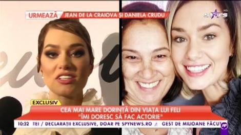 Cea mai mare dorință din viața lui Feli: „O să fiu o mamă nebună”