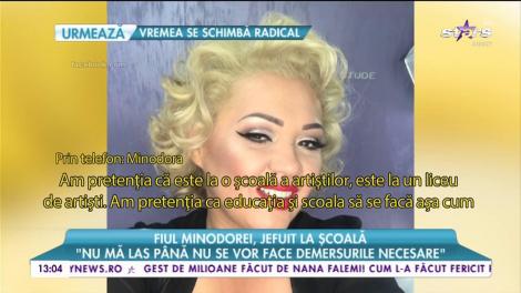 Fiul Minodorei, jefuit la școala: ”Nu mă las până nu se vor face demersurile necesare”