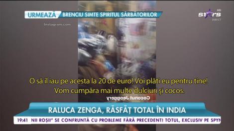 Raluca Zenga, răsfăț total în India. Blonda a plecat departe de țară fără soțul ei