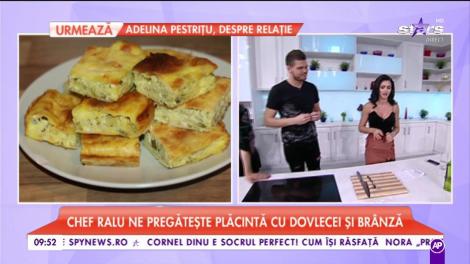 Ralu ne pregătește o „Plăcintă cu dovlecel și brânză”