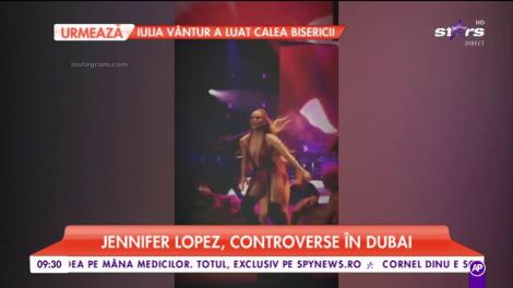 Jennifer Lopez, controverse în Dubai. Celebra cântăreața a urcat pe scenă în chiloți