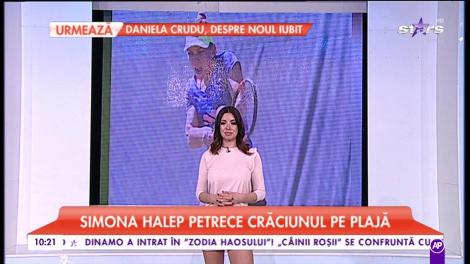 Simona Halep petrece Crăciunul pe plaja. Jucătoarea de tenis va participa într-un turneu demonstrativ