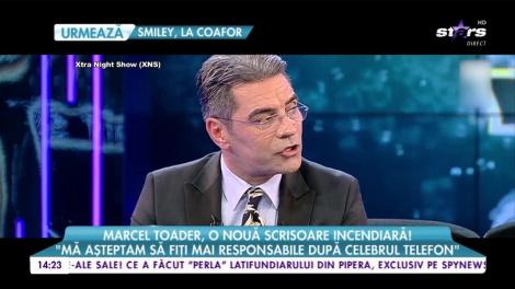 Marcel Toader, o nouă scrisoare incendară! ”Mă așteptam să fiți mai responsabile după celebrul telefon”