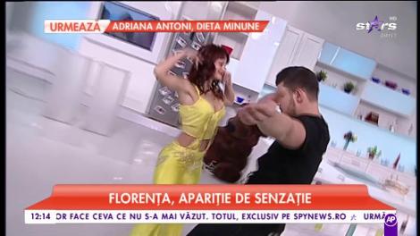 Florența, apariție de senzație. Vedeta a facut show cu miscările ei de dans