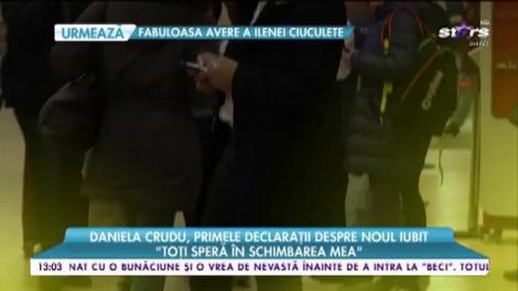 Daniela Crudu, primele declarații despre noul iubit: ”O să-mi fie dor și de cațeluș și de el”