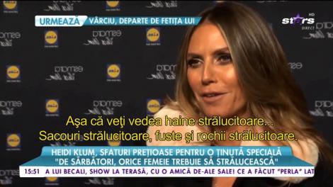 Heidi Klum, sfaturi pentru o ținută de top la final de an