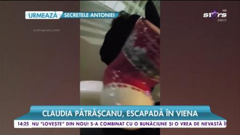 Claudia Pătrășcanu, escapadă în Viena.Cum s-a distrează soția lui Gabi Bădălău