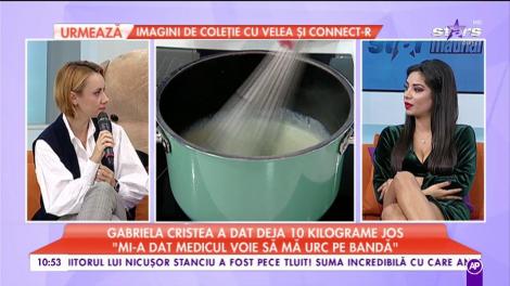 Gabriela Cristea a slăbit deja 10 kilograme