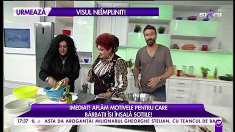 Rețeta Elenei Merișoreanu, vedeta gătește o delicioasă ”Plăcintă cu cartofi”