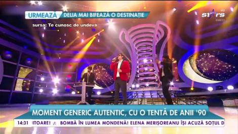 Moment Generic autentic. Alin Pascal în pielea celebrului Dan Ciotoi. Artistul a făcut un show incendiar