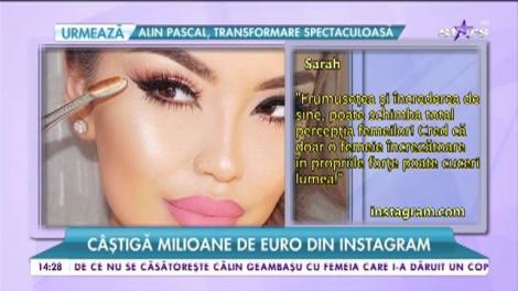 Este frumoasă, arată bine și se îmbracă în haine de firmă. Câștigă milioane de Euro din Instagram
