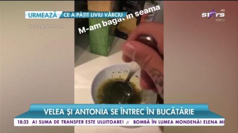 Alex Velea și Antonia se întrec în bucătărie. Ce preparat au pregătit cei doi