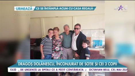 Dragoș Dolănescu, sărbătoare la cei 42 de ani. Artistul a fost înconjurat de soție și cei trei copii