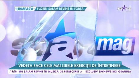 Roxana Vancea surprinde din nou. Vedeta face cele mai grele exerciții de întreținere