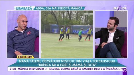 Nana Falemi, dezvăluiri neștiute din viața fotbalistului: ”Nu eram cel mai talentat jucător din echipă”