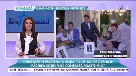 Constantin Enceanu și soția, 32 de ani de căsnicie. Care este secretul unui mariaj de peste trei decenii