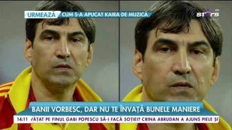 Banii vorbesc, dar nu te învață și bunele maniere. Imagini șoc surprinse cu Victor Pițurcă