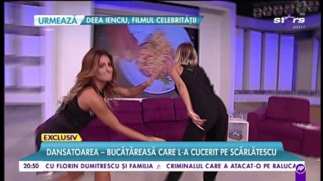 Provocare pentru preferata lui Scărlătescu! Bad Angie a dansat cum numai ea știe să facă și toată lumea a amuțit! S-a lăsat cu show incendiar!