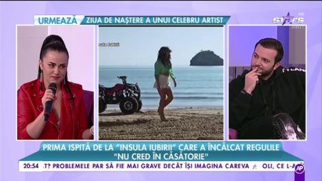 Prima ispită de la ”Insula iubirii” care gustat din fructul interzis. Tânăra s-a cumințit.