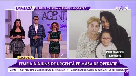 Laurette, totul despre starea de sănătatea a mamei ei: „Mama a fost operată de hernie la coloană”