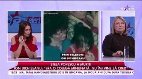 Ion Dichiseanu despre moartea Stelei Popescu: "Dumnezeu e nedrept uneori"