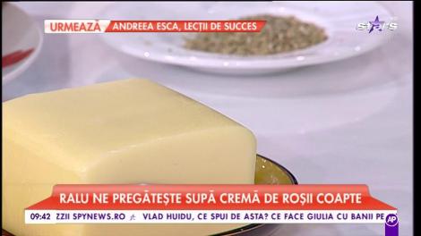 Chef Ralu ne pregătește „Supă cremă de roșii coapte”