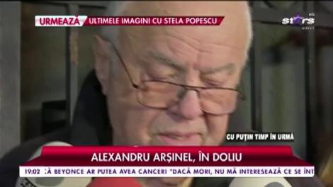 Alexandru Arșinel, despre moartea Stelei Popescu: "Trupul ei va sta la Teatru Tănăse până sâmbătă"