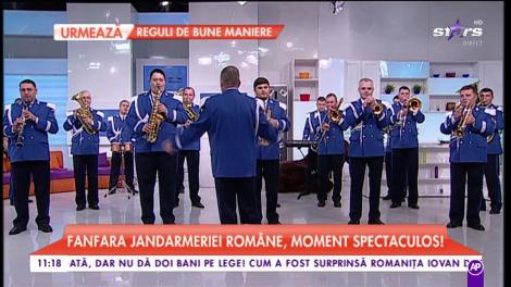 Fanfara Jandarmeriei Române,  moment spectaculos!