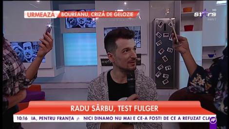 Test fulger pentru Radu Sîrbu. Artistul răspunde sincer la cele mai picante întrebări:  „Am vrut să renunț definitiv la muzică”