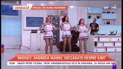 Joc și voie bună în platoul matinalilor, alături de trupa de dans Gold ART Cabaret