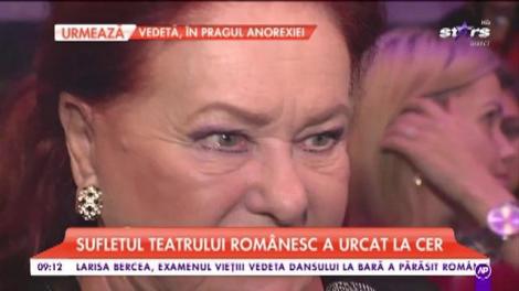 România nu mai este la fel fără Stela Popescu, actrița de aur a Teatrului Românesc