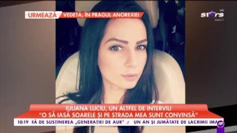 Iuliana Luciu, un altfel de interviu: „Îmi face plăcere să stau singură”