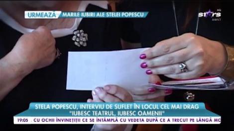 Stela Popescu, interviu de suflet în locul cel mai drag: "Este imposibil să te iubească toată lumea"