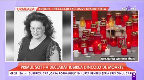 Sute de oameni au venit să o vadă pe Stela Popescu la Teatrul Constantin Tănase