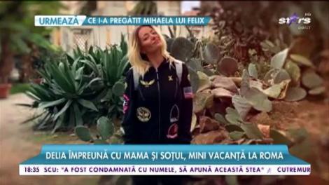 Imagini din cea mai recentă vacanţă a Deliei. Jurata X Factor s-a ţinut de promisiune şi şi-a dus mama în locul mult visat