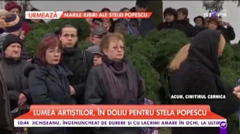 Fiica Stelei Popescu, împietrită de durere