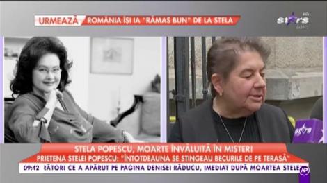 Stela Popescu, moarte învăluită în mister! Prietena Stelei Popescu: „Era foarte palidă”