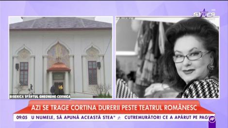 Ultimele pregătiri pentru înmormântarea artistei Stela Popescu! Starețul Mănăstirii Cernica a anunțat că slujba va fi una deosebită