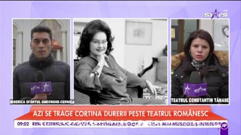 Azi se trage cortina durerii peste teatrul românesc