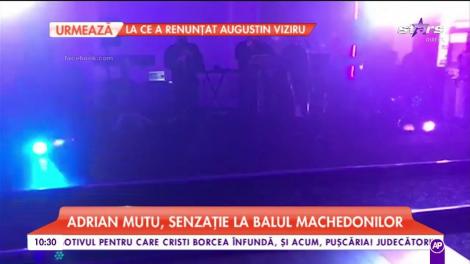 Adrian Mutu, senzație la balul machedonilor. Zeci de dedicații pentru ”Briliant”