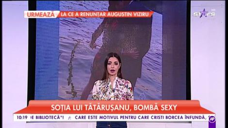 Soția lui Tătărușanu, bombă sexy. Nici nu se observă că a trecut prin două nașteri