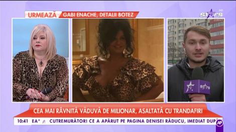 Cea mai râvnită văduvă de milionar, asaltată cu trandafiri. Soția lui Nae Nicolae are mulți pretendenți