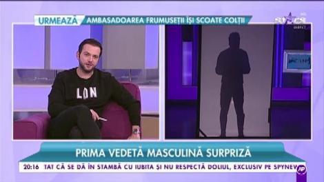 Prima vedetă masculină surpriză. Ghicește cine este artistul!