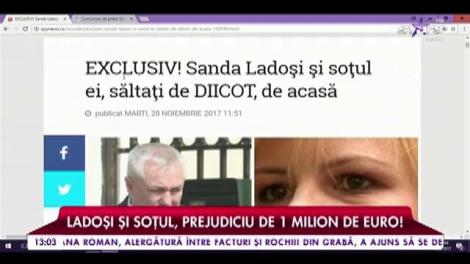 Sanda Ladoși, săltată de mascați. Vedeta este audiată de DIICOT pentru fraudă