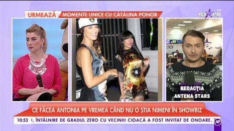 Detalii rușinoase din trecutul Antoniei. Vedeta era animatoare într-un club