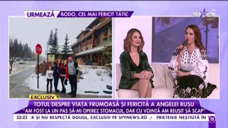 Angela Rusu: „Îmi doresc foare mult un copil”