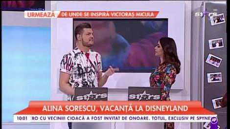 Alina Sorescu, vacanță la Disneyland. Vedeta s-a bucurat de atracțiile celebrului parc de distracții
