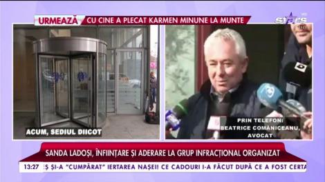 Sanda Ladoși și soțul, săltați de mascații DIICOT la 6 de dimineața. Cei doi riscă închisoarea