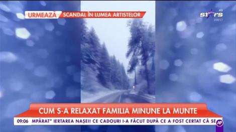 Karmen a plecat la munte cu iubitul. Ce părere are Adi Minune despre această escapadă romantică