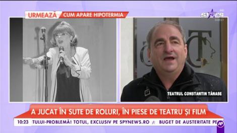 Cristina Stamate, ultimul rol la teatrul de revistă: ”Am pierdut două artiste minunate”